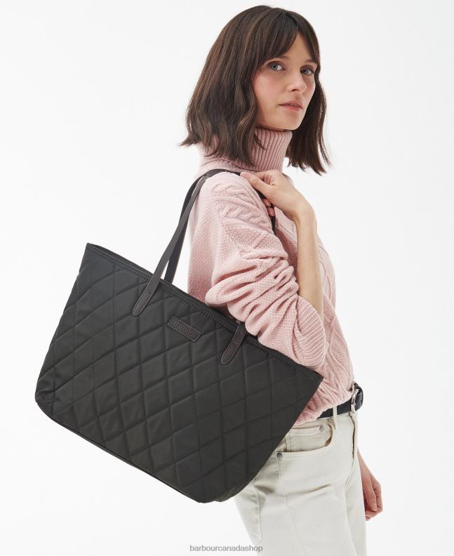Barbour Accessories Women Navy Witford Quilted Tote Bag 2BB2F2406