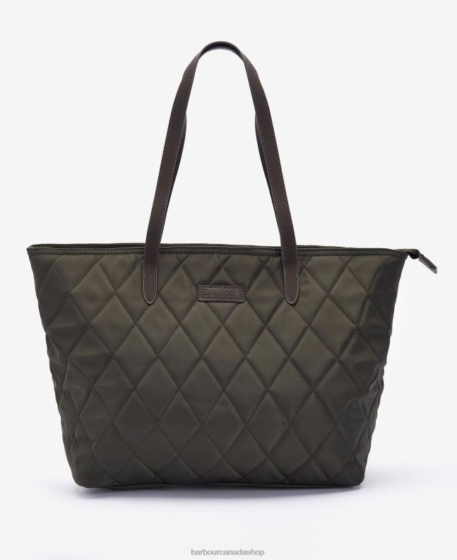 Barbour Accessories Women Navy Witford Quilted Tote Bag 2BB2F2406
