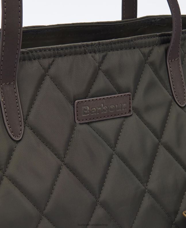 Barbour Accessories Women Navy Witford Quilted Tote Bag 2BB2F2406