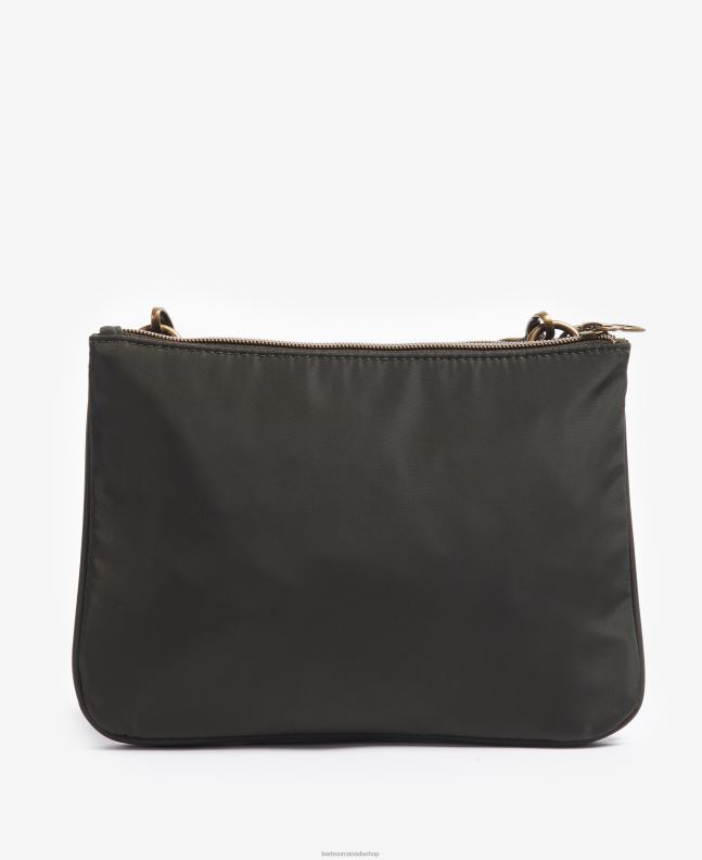 Barbour Accessories Women Olive Ella Double Zip Crossbody Bag 2BB2F2400
