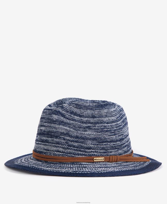 Barbour Accessories Women Classic Navy Barmouth Fedora 2BB2F2432