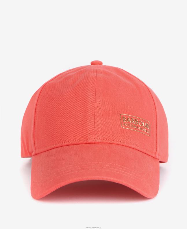 Barbour Accessories Women Coral Norton Sports Cap 2BB2F2431