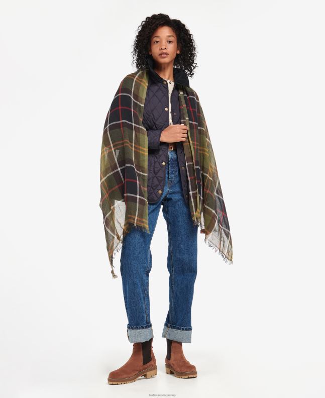 Barbour Accessories Women Classic Christie Tartan Wrap 2BB2F2446
