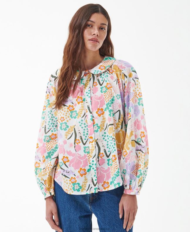 Barbour Clothing Women Classic Multi Delphinium Shirt 2BB2F1624