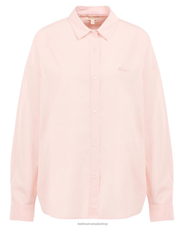 Barbour Clothing Women Classic Pink Summer Kenmore Shirt 2BB2F1630