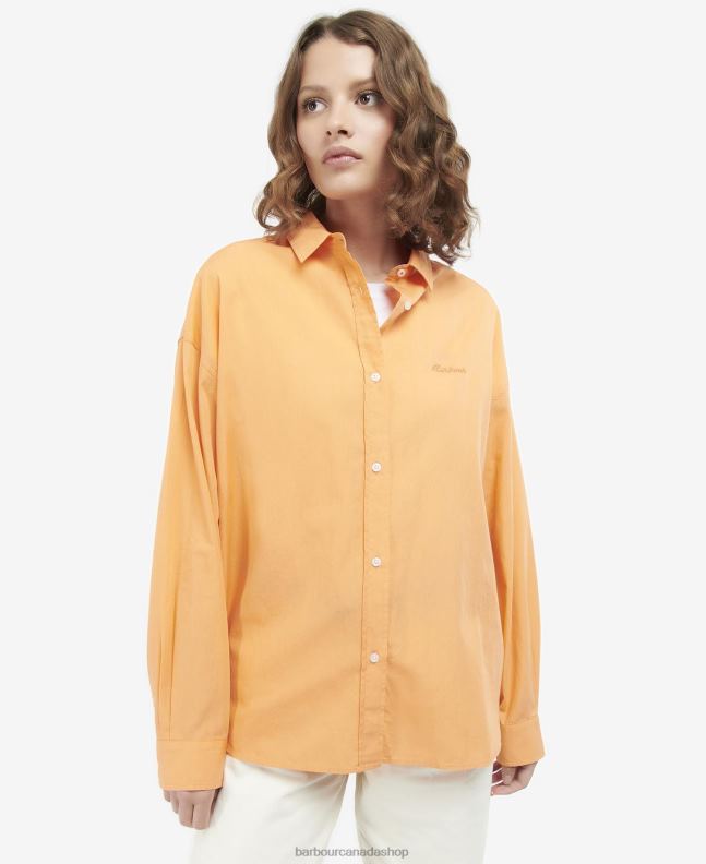 Barbour Clothing Women Classic Pink Summer Kenmore Shirt 2BB2F1632