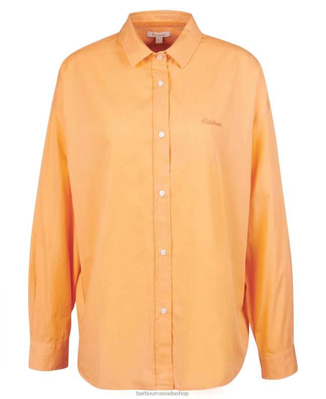 Barbour Clothing Women Classic Pink Summer Kenmore Shirt 2BB2F1632