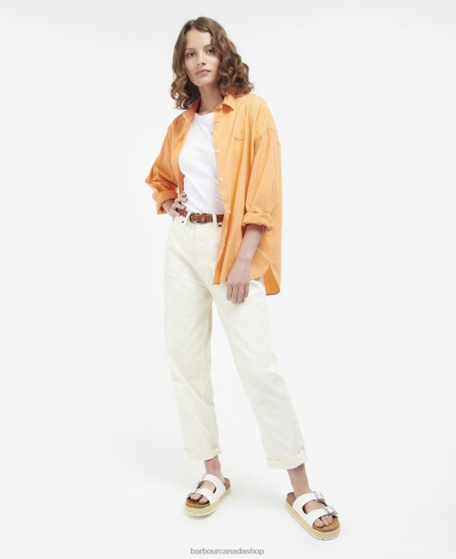 Barbour Clothing Women Classic Pink Summer Kenmore Shirt 2BB2F1632