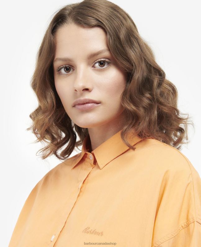 Barbour Clothing Women Classic Pink Summer Kenmore Shirt 2BB2F1632