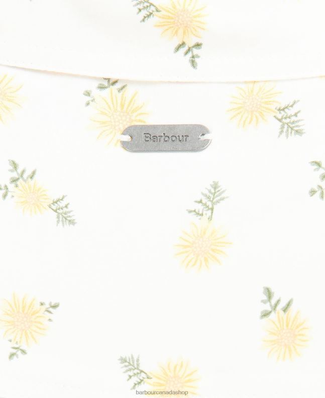 Barbour Clothing Women Cloud/Multi Dog Print Safari Shirt 2BB2F1608