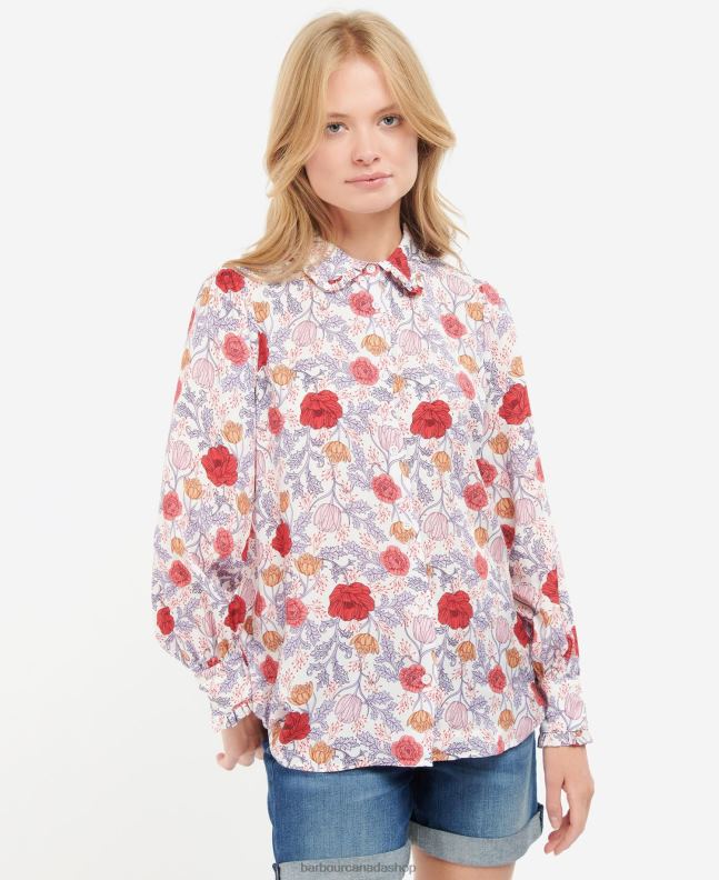 Barbour Clothing Women Multi Light Floral Nahla Shirt 2BB2F1617