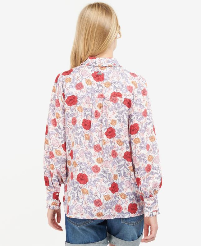Barbour Clothing Women Multi Light Floral Nahla Shirt 2BB2F1617