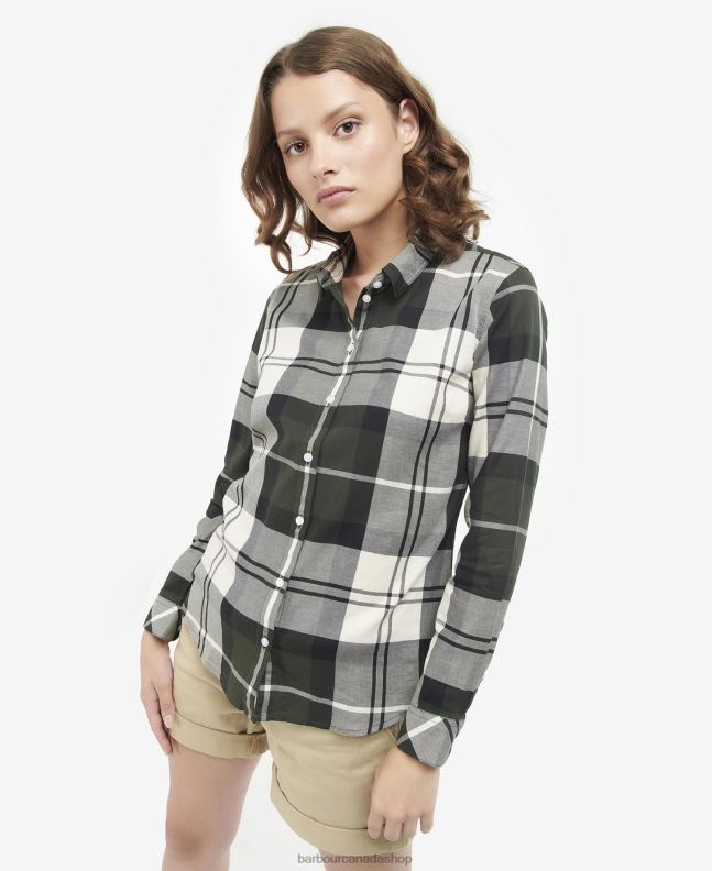Barbour Clothing Women Poplar Tartan Bredon Shirt 2BB2F1629