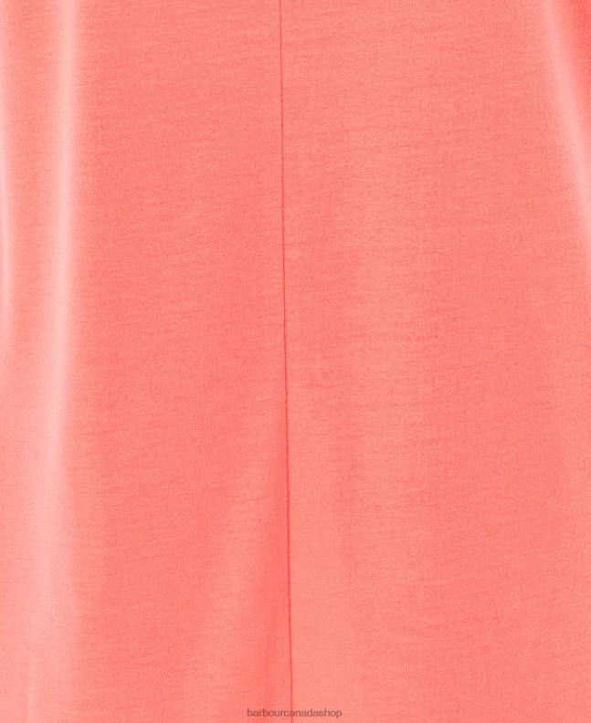 Barbour Clothing Women Atomic Coral Halton Dress 2BB2F1892