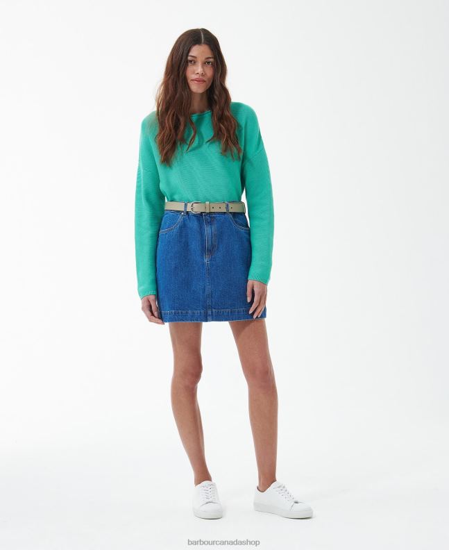 Barbour Clothing Women Authentic Wash Thistle Skirt 2BB2F1844