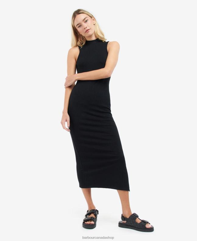 Barbour Clothing Women Classic Black Amati Dress 2BB2F1874