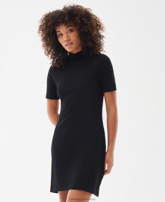 Barbour Clothing Women Classic Black Anderson Dress 2BB2F1870