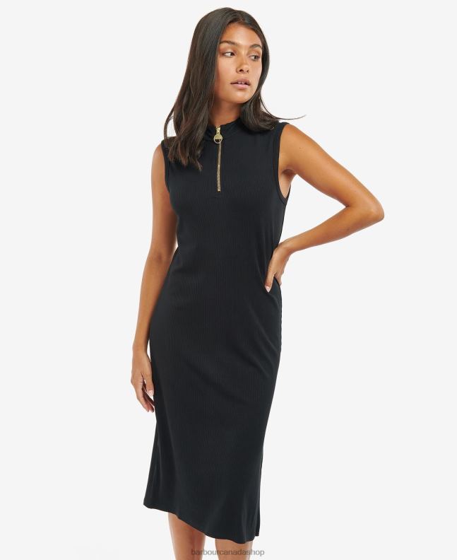 Barbour Clothing Women Classic Black Kasuki Dress 2BB2F1834