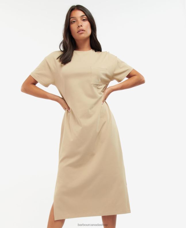 Barbour Clothing Women Classic Black Reign T-Shirt Dress 2BB2F1852