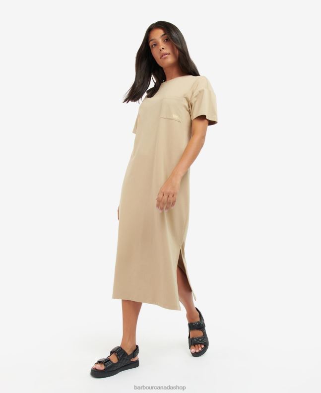 Barbour Clothing Women Classic Black Reign T-Shirt Dress 2BB2F1852