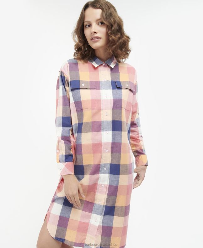 Barbour Clothing Women Multi Check Summer Millcross Dress 2BB2F1835