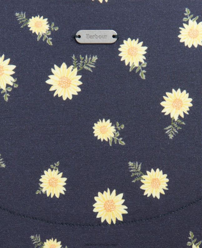 Barbour Clothing Women Navy Story Print Harewood Print Dress 2BB2F1905