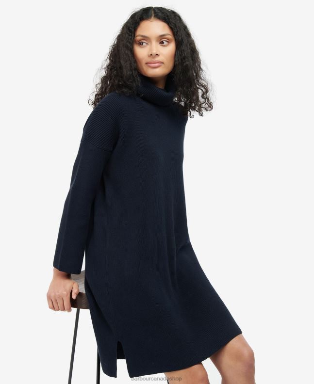 Barbour Clothing Women Olive Stitch Dress 2BB2F1875