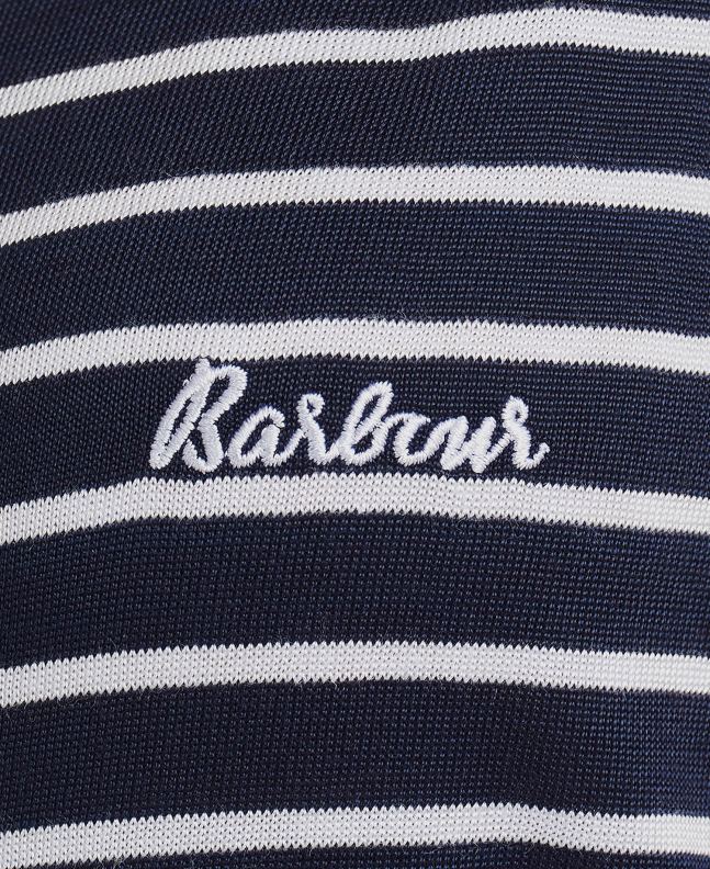 Barbour Clothing Women White/Navy Dalmore Stripe Dress 2BB2F1826
