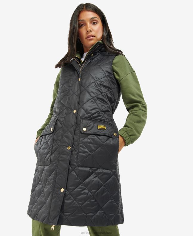 Barbour Clothing Women Burnt Cinder Knock Hill Gilet 2BB2F1557