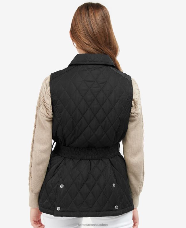 Barbour Clothing Women Light Sand/Dress Belted Defence Gilet 2BB2F1553