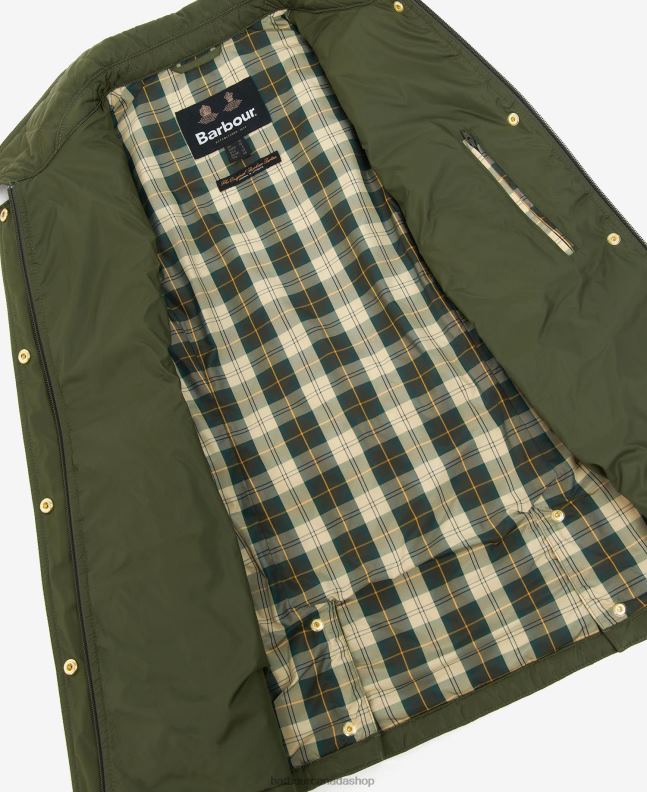 Barbour Clothing Women Light Sand/Dress Belted Defence Gilet 2BB2F1556