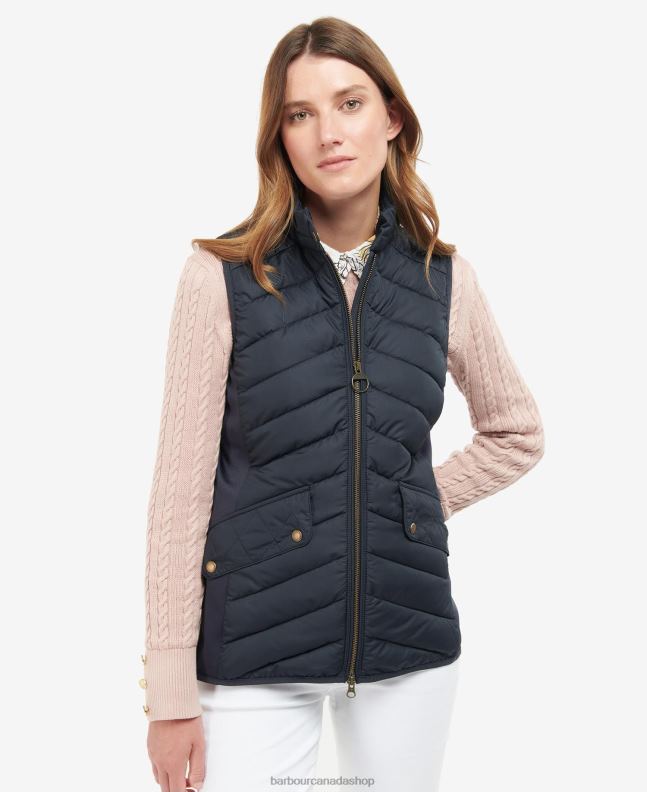 Barbour Clothing Women Light Sand/Light Sand Marl Stretch Cavalry Gilet 2BB2F1543