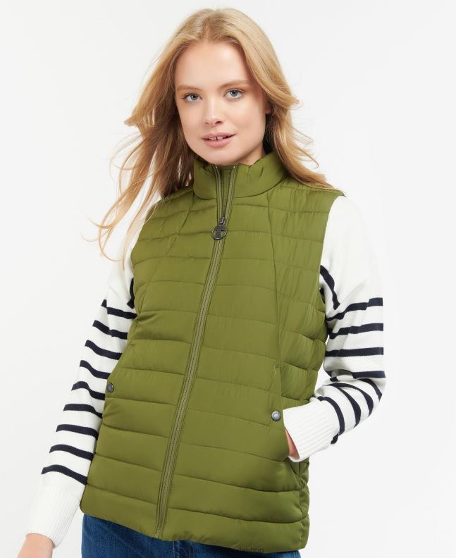 Barbour Clothing Women Olive Tree Yara Gilet 2BB2F1558