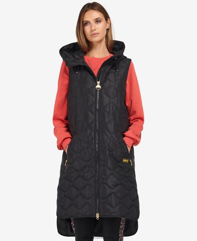 Barbour Clothing Women Palmer Green Broadhurst Quilted Gilet 2BB2F1549