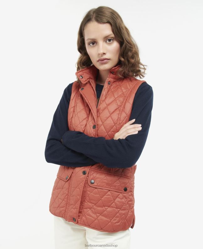 Barbour Clothing Women Rose Dust Otterburn Gilet 2BB2F1544