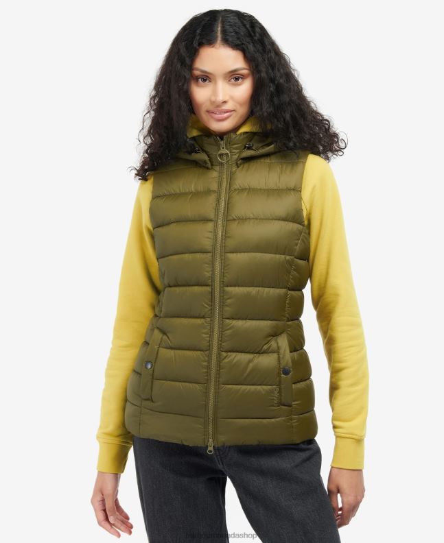 Barbour Clothing Women Rose Quartz Shaw Gilet 2BB2F1582