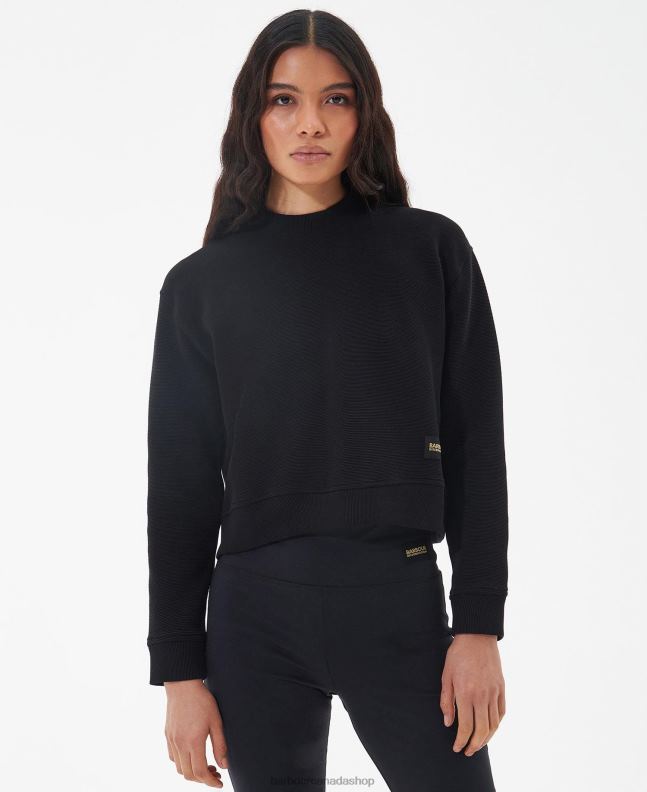 Barbour Clothing Women Classic Black Redgrave Sweatshirt 2BB2F2021