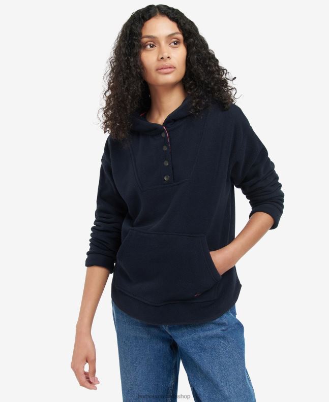 Barbour Clothing Women Classic Navy Adria Hoodie 2BB2F2026