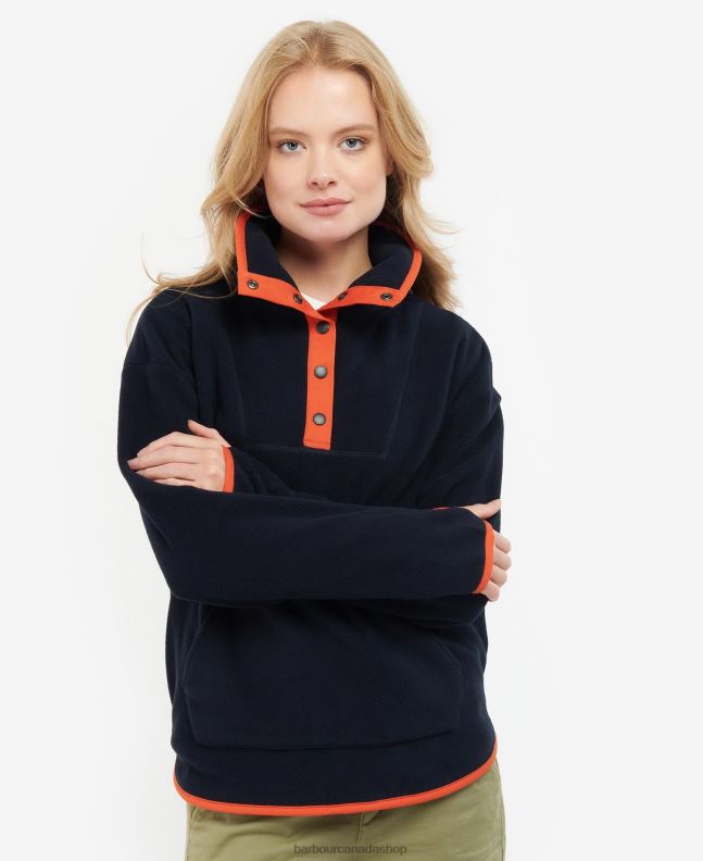 Barbour Clothing Women Nori Green Berrington Sweatshirt 2BB2F2031