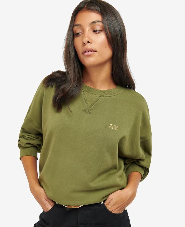 Barbour Clothing Women Pink Lemonade Rossin Sweatshirt 2BB2F2028