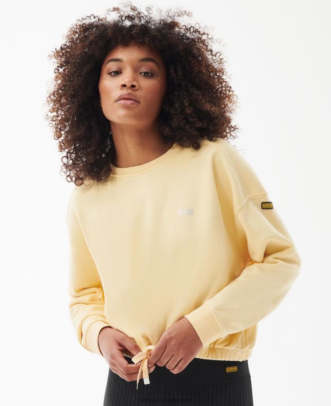 Barbour Clothing Women Soft Yellow Anderson Sweatshirt 2BB2F2012