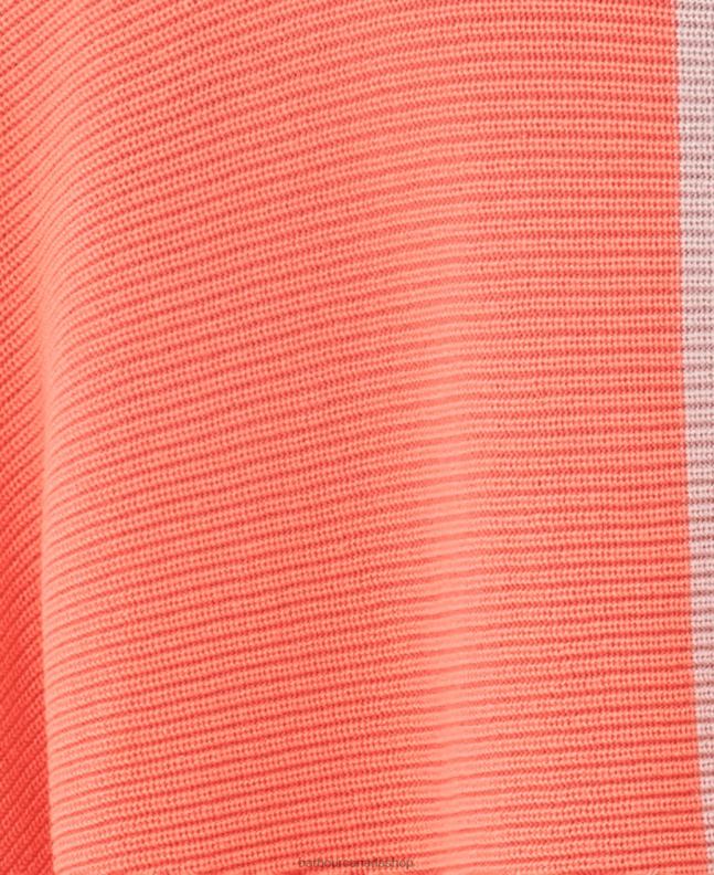 Barbour Clothing Women Atomic Coral Sanderson Jumper 2BB2F1944