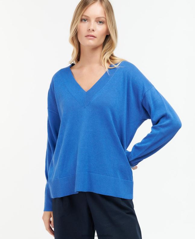 Barbour Clothing Women Bluebell Bathgate Knit 2BB2F1935