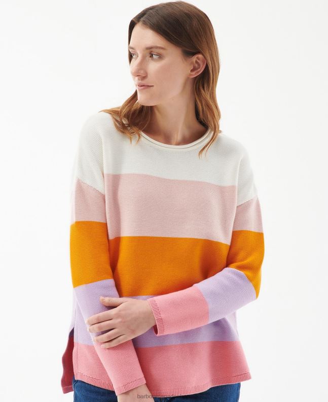 Barbour Clothing Women Classic Multi Mariner Striped Knitted Jumper 2BB2F1930