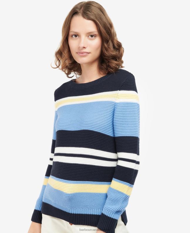 Barbour Clothing Women Classic Navy Littlehampton Sweater 2BB2F1963