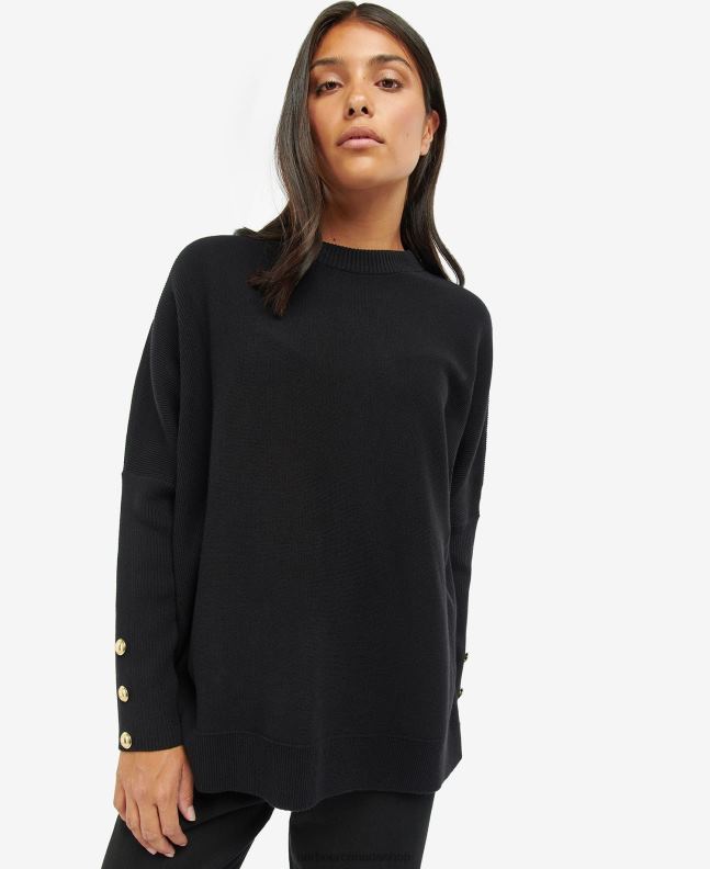 Barbour Clothing Women Midnight Green Kubican Jumper 2BB2F1972