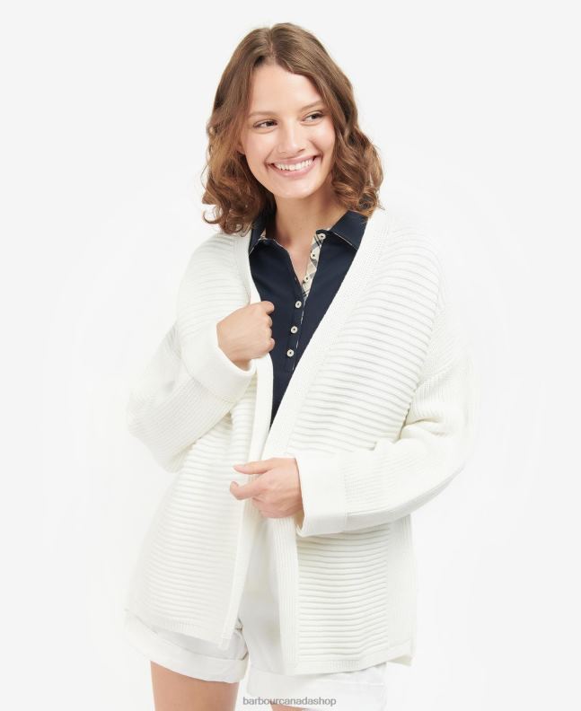 Barbour Clothing Women Navy Stitch Guernsey Cardigan 2BB2F1913