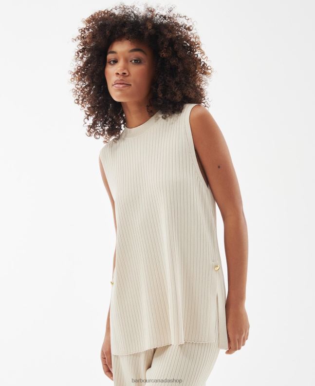 Barbour Clothing Women Pebble Anderson Knitted Vest 2BB2F1934