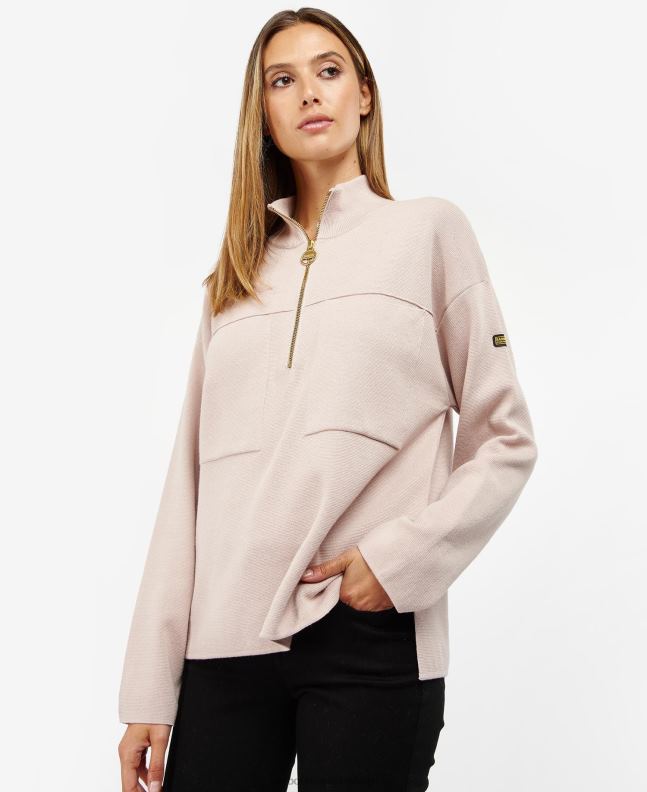 Barbour Clothing Women Pink Clay Rushmoor Knit 2BB2F1915