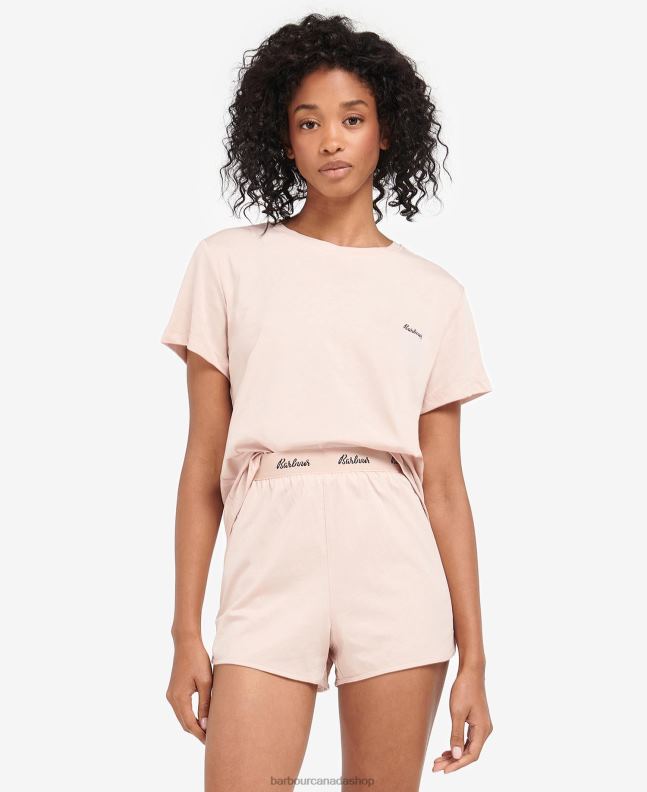 Barbour Clothing Women Light Pink Millie Lounge Set 2BB2F2042